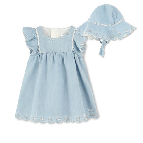 Chloe Set of dress and hat