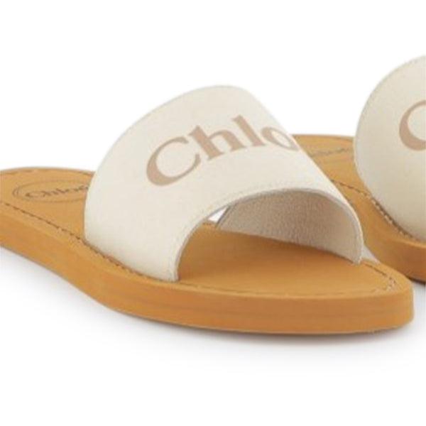 Chloe Textile flip flops