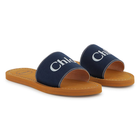 Chloe Textile flip flops