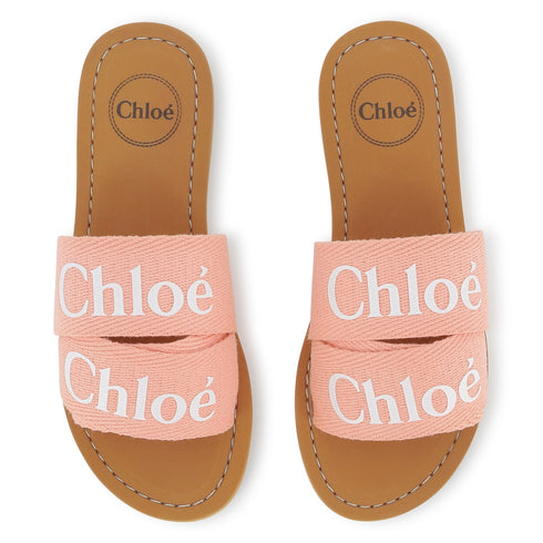 Chloe Textile flip flop
