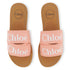 Chloe Textile flip flop