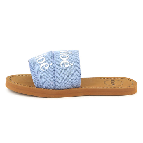 Chloe Textile flip flop