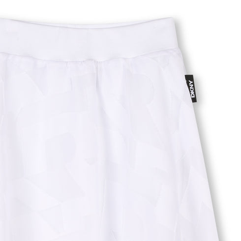 DKNY Polyester voile midi skirt