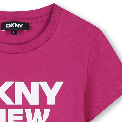 DKNY organic farming elastane tee-shirt