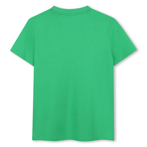 Hugo short sleeves tee-shirt washed with embossed