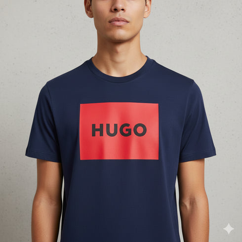 Hugo organic farming short sleeves tee-shirt