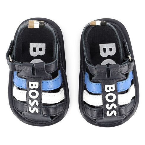 BOSS Soft sheep leather sandal
