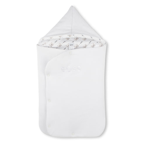 BOSS Textured jersey baby nest