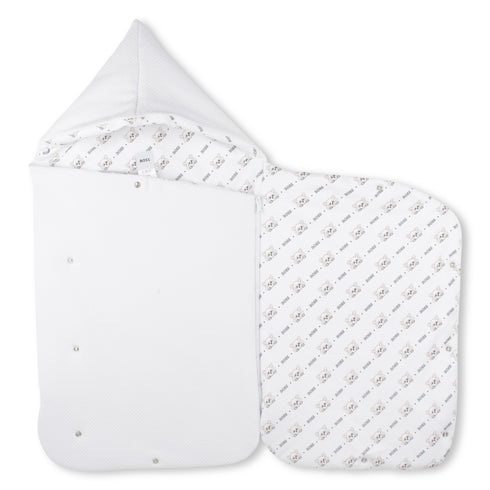 BOSS Textured jersey baby nest