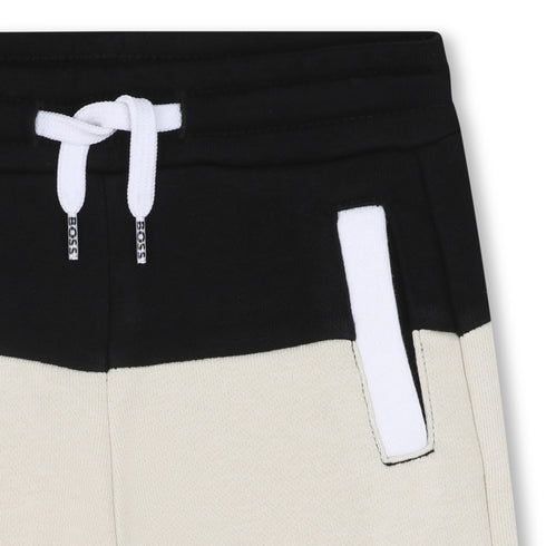 BOSS Cotton polyester fleece shorts