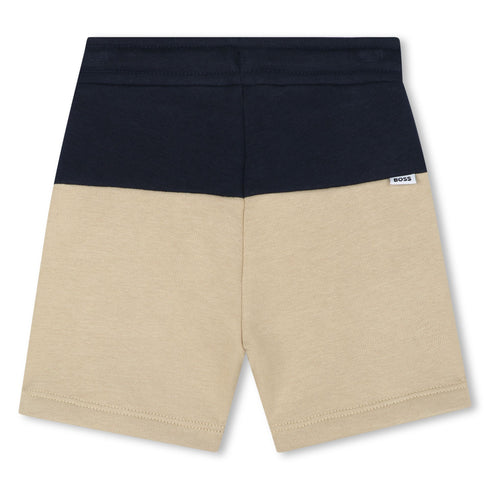 BOSS Cotton polyester fleece shorts