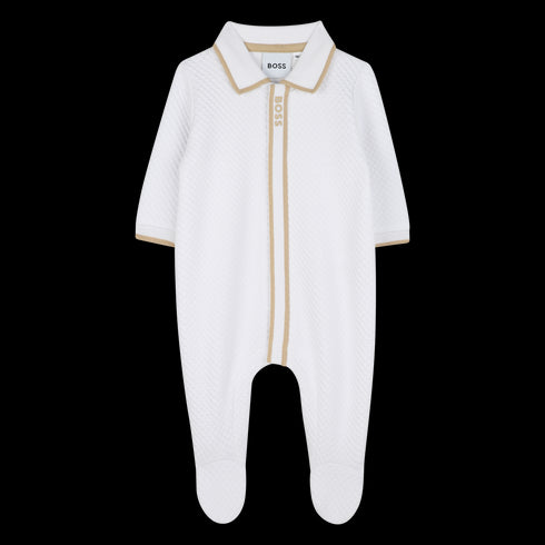 BOSS Textured jersey pajamas