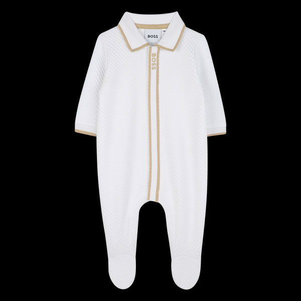 BOSS Textured jersey pajamas