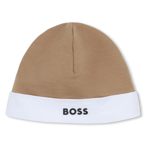 BOSS Set of pajamas and beanie in French terry