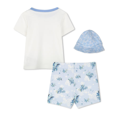 KENZO KIDS T-shirt, shorts and hat set