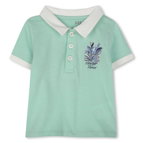 طقم قميص بولو + شورت من KENZO KIDS