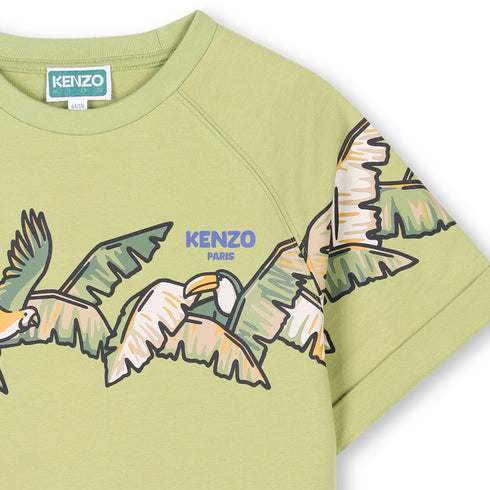 KENZO KIDS T-shirt in light fleece