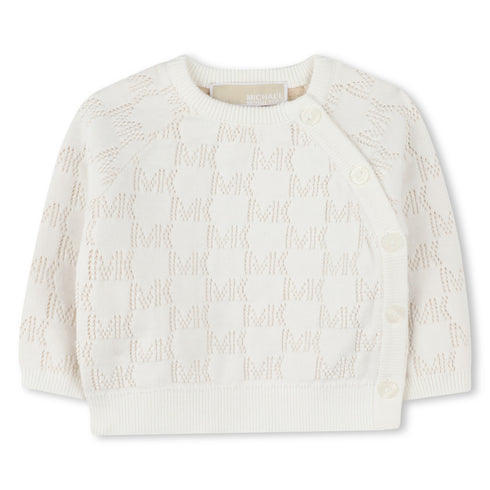 Michael Kors Maternity set in knitting with MK signature jacquard