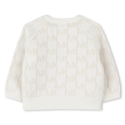 Michael Kors Maternity set in knitting with MK signature jacquard