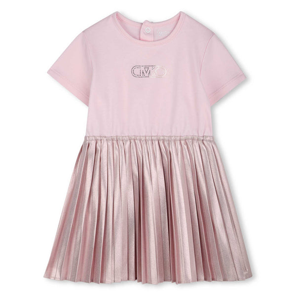 Michael Kors Bi-material dress with short sleeves