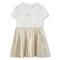 Michael Kors Bi-material dress with short sleeves