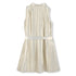 Michael Kors Pleated polyester voile sleeveless dress