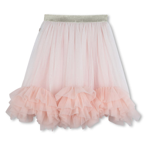 BILLIBLUSH Glittered mesh skirt