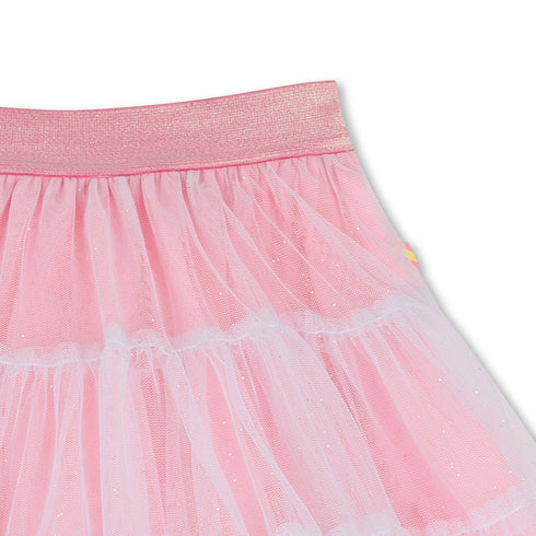 BILLIBLUSH Glittered mesh skirt