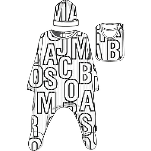 MARC JACOBS Pyjamas, bib and beanie set