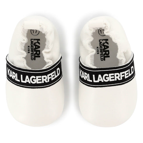 KARL LAGERFELD Faux leather slipper