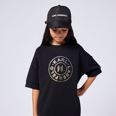 KARL LAGERFELD Double jersey short sleeves dress