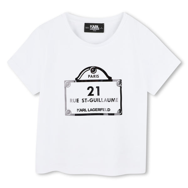 KARL LAGERFELD from organic farming short sleeves tee-shirt