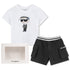 KARL LAGERFELD Set of tee-shirt and short